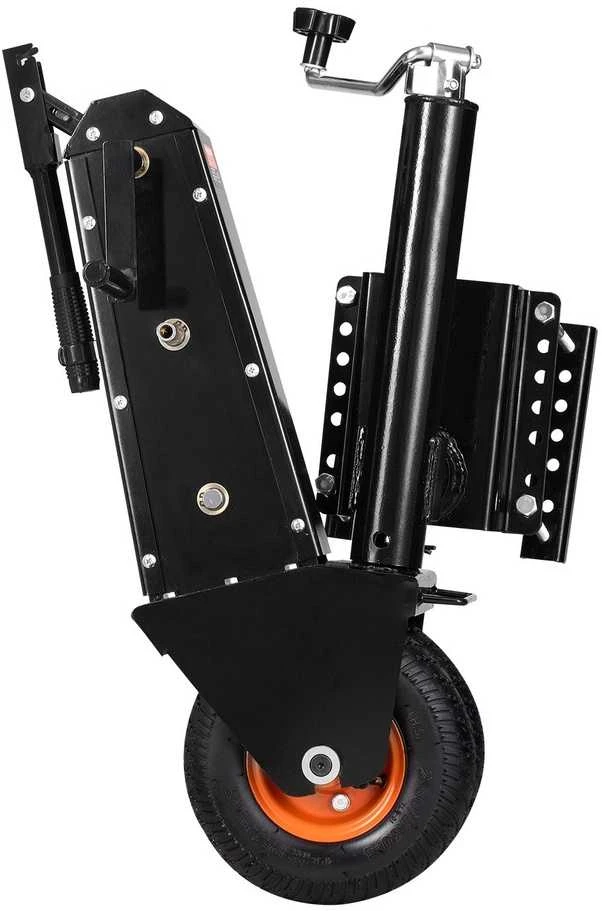 Priekabos domkratas, 227 kg, 330-590 mm, kilnojamas, lengvas, plieno, priekabų ratukas, valties vežimėlio domkratas