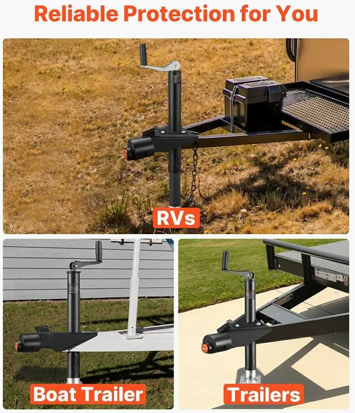 Priekabos Užraktas 58.6 mm Kabliams, Apsauga nuo Vagysčių, Tvirtas Vilkimo Kablio Užraktas, Karavanui, Nameliui ant Ratų