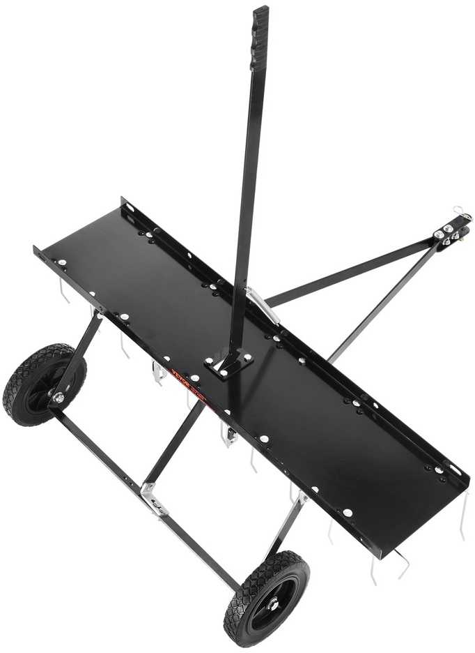 VEVOR Velkamas vejos skarifikatorius 101 cm su 20 spyruoklių