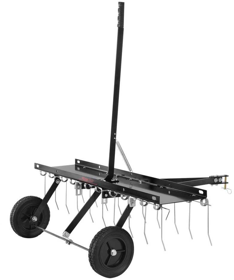 VEVOR Velkamas vejos skarifikatorius 101 cm su 20 spyruoklių