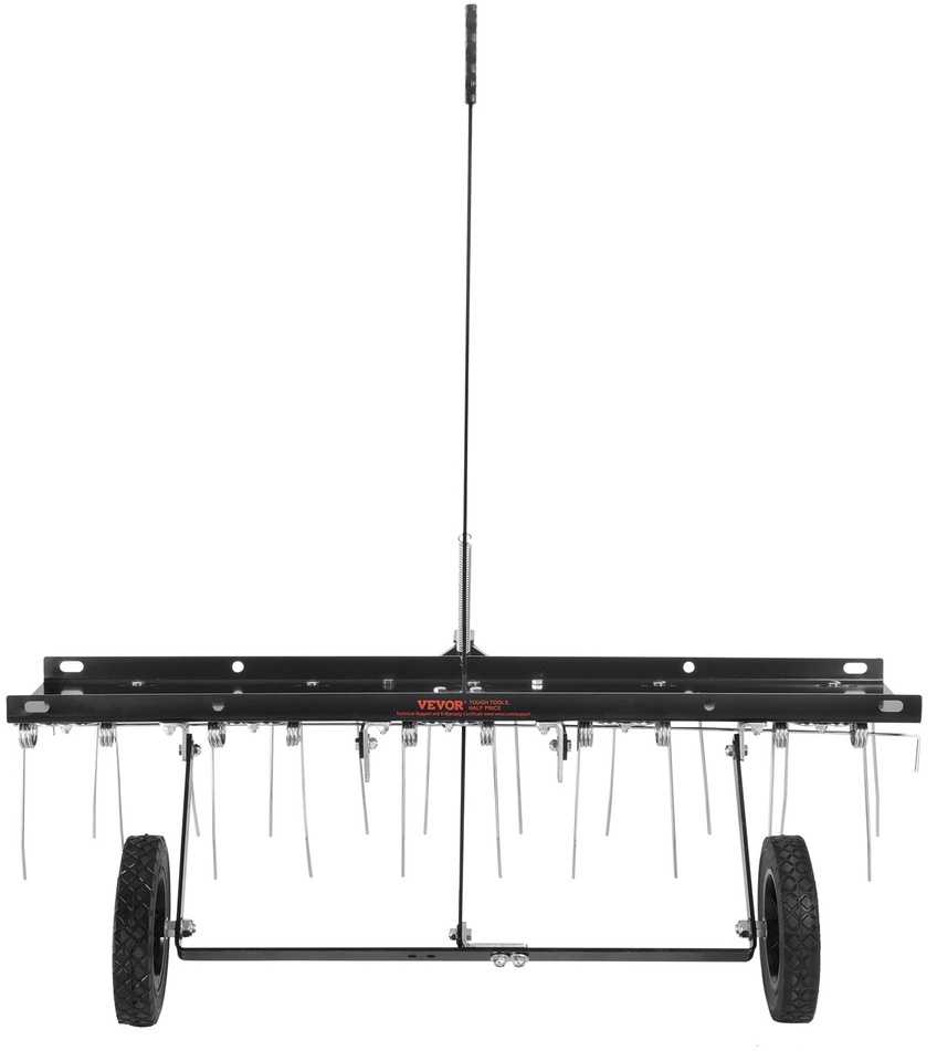 VEVOR Velkamas vejos skarifikatorius 101 cm su 20 spyruoklių