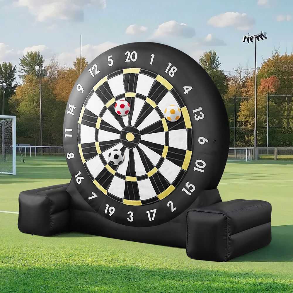 VEVOR Pripučiama futbolo dart lenta su kamuoliais