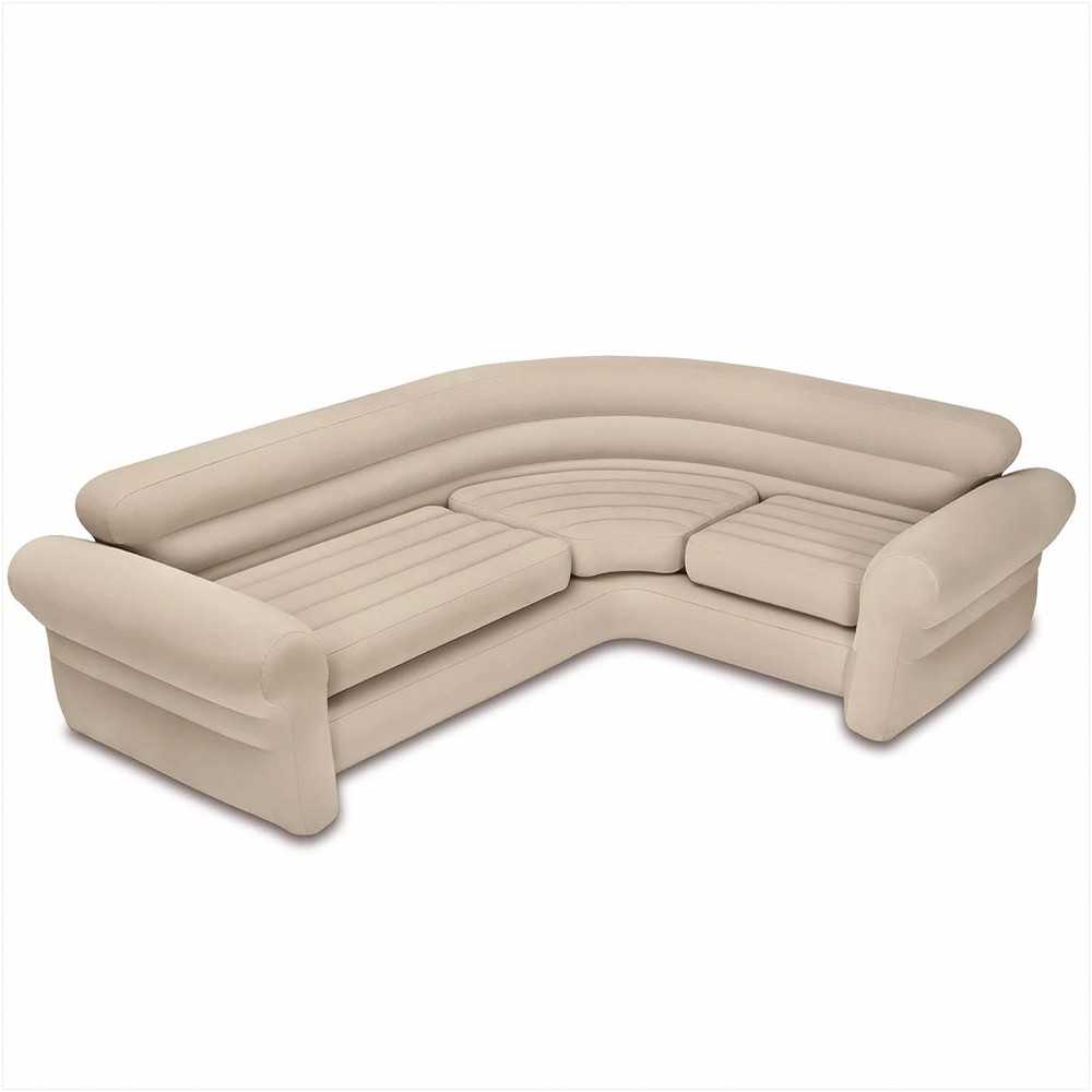 Pripučiama kampinė sofa, patogus sėdėjimas svečiams, PVC veliūro sofa, 257 x 203 x 76 cm sofa, pripučiami lauko baldai