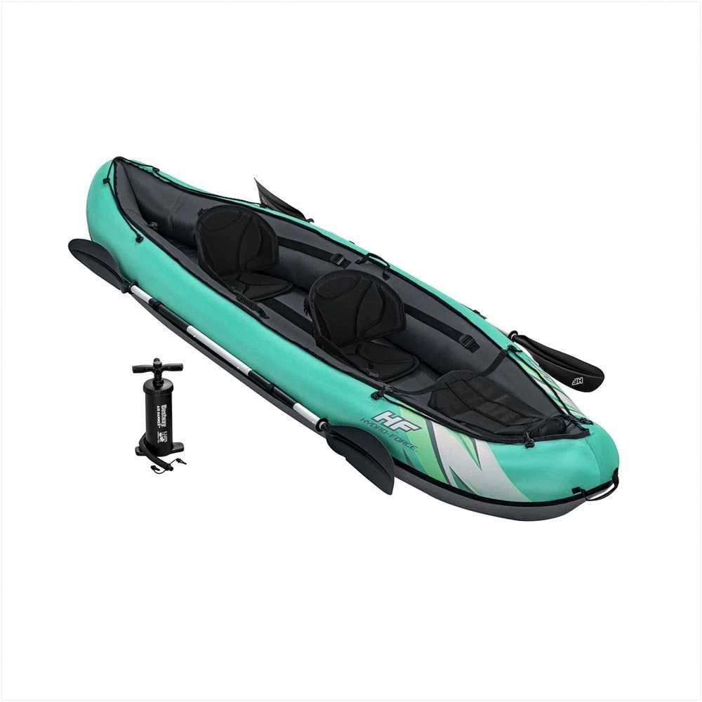 Bestway 2 asmenų kayak Ventura Elite X2 pripučiama valtis Hydro Force irklas 65052