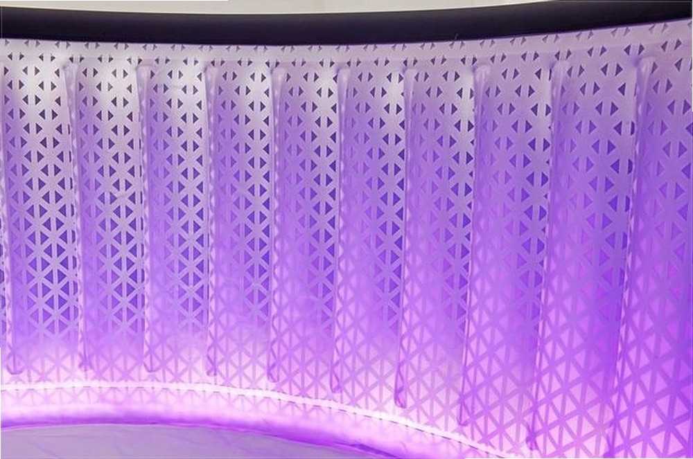 Mspa Pripučiamas sodo SPA, 6 asmenų kubilas, su oro purkštukais, LED apšvietimu ir greitu šildymu
