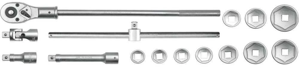 YATO KLUCZE NASADOWE 15 vnt. 3/4" 1334