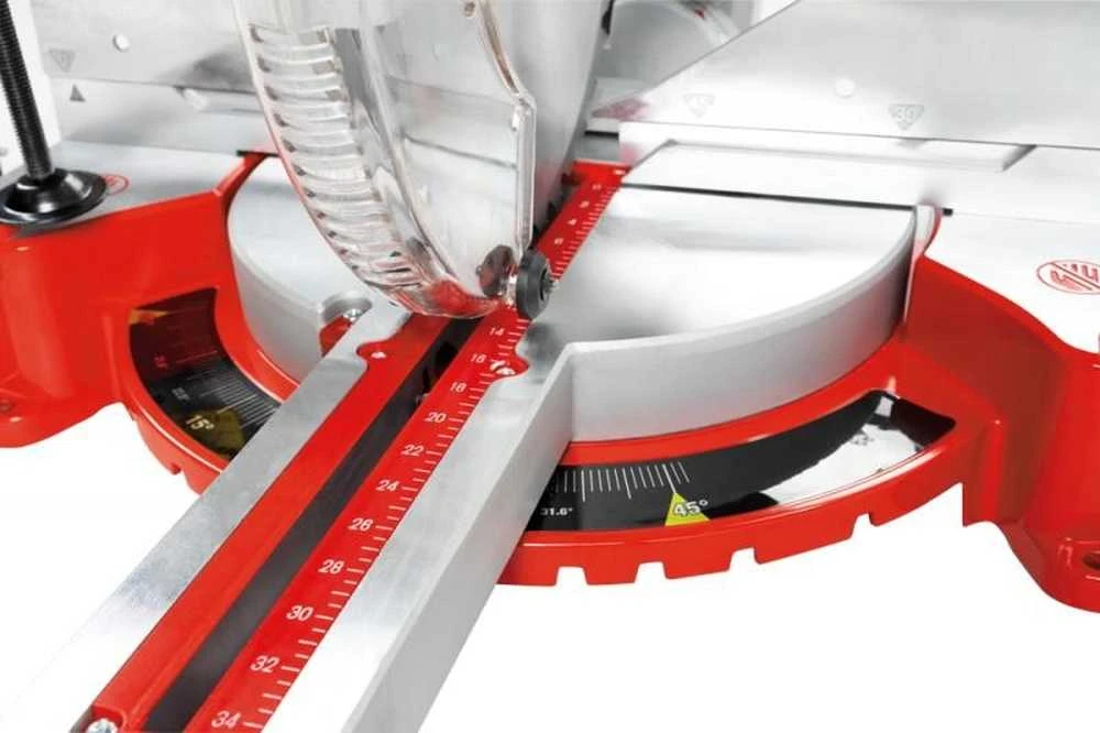 Holzmann Profesionalus skersavimo pjūklas, medienos apdirbimui, su lazeriniu gidu, 305mm diskas, skersinio pjovimo pjūklas, kampinio pjovimo pjūklas
