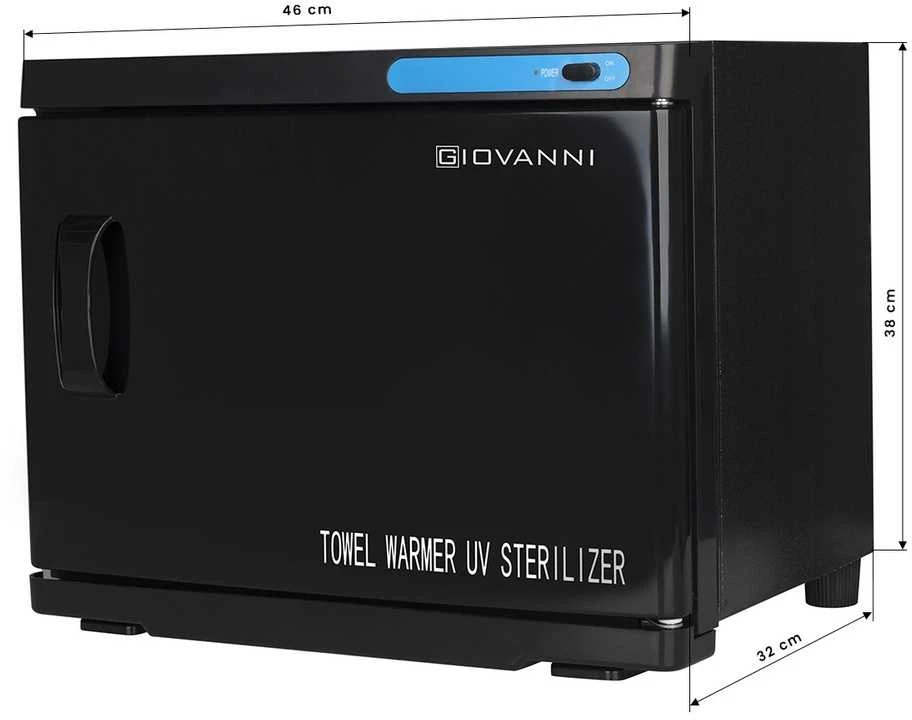 Activeshop Rankšluosčių šildytuvas su UV sterilizatoriumi 23L Juodas