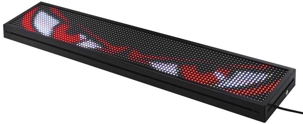 Programuojamas LED ženklas, skaitmeninė slenkanti rodymo lenta, spalvotas P10 LED ženklas verslui, reklaminis LED ekranas, vitrinos LED ženklas