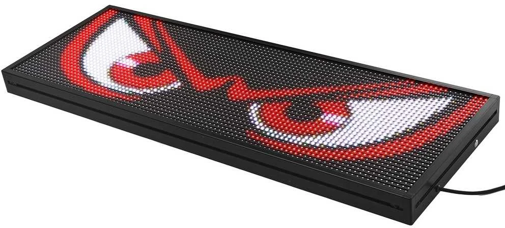 Programuojamas LED ženklas, slenkantis ekranas, spalvotas reklaminis ženklas, P10 LED ekranas, elektroninė pranešimų lenta, parduotuvės vitrinos ženklas