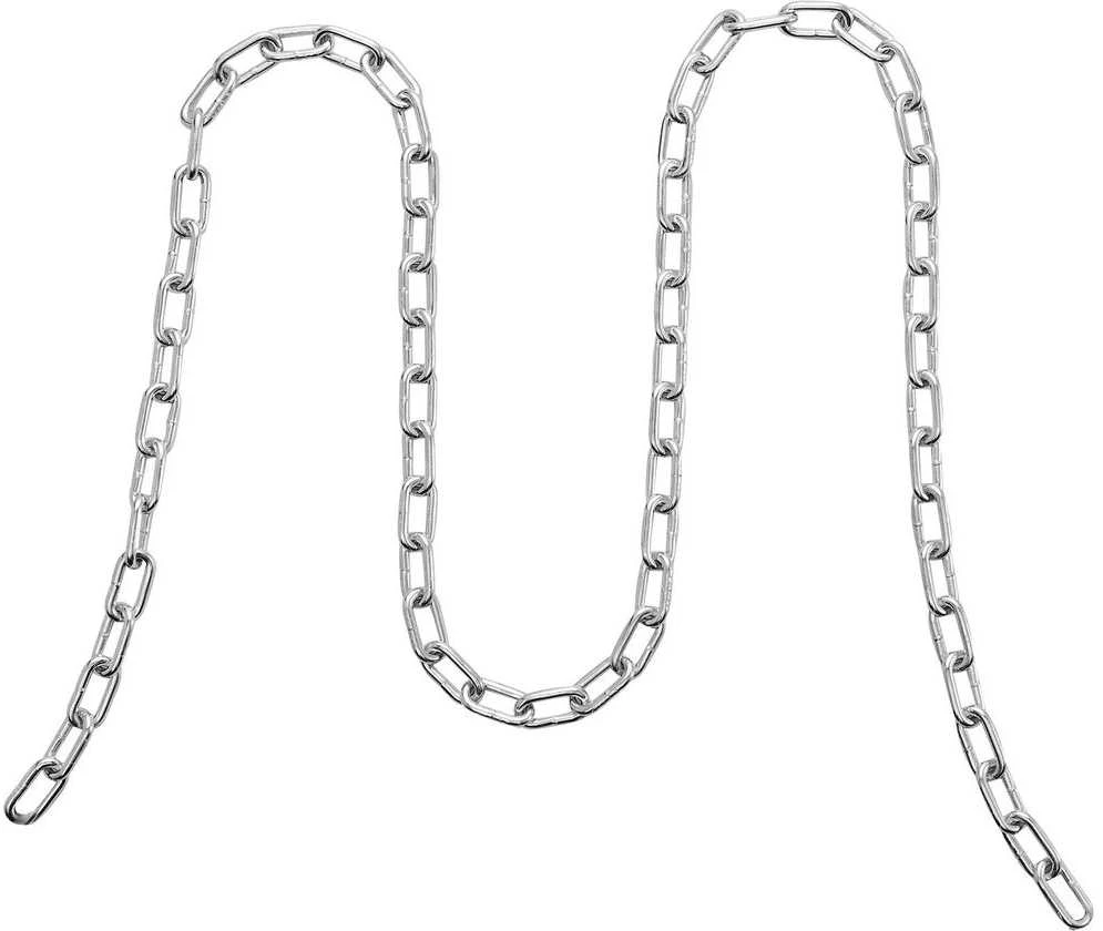 VEVOR Cinkuotos grandinės iš anglinio plieno 5mm 76.2m