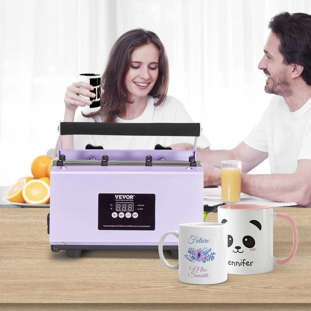 Puodelių terminio presavimo mašina, 325-887 ml puodelių presas, sublimaciniai puodeliai, dvigubas valdiklis, „pasidaryk pats“ dovanoms, personalizuoti puodeliai, šilumos perdavimas