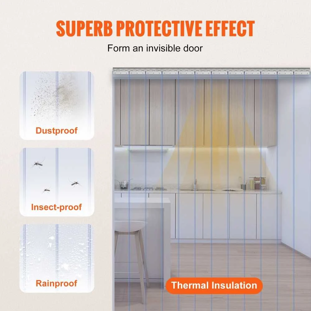 VEVOR PVC juostinės užuolaidos šaldikliams
