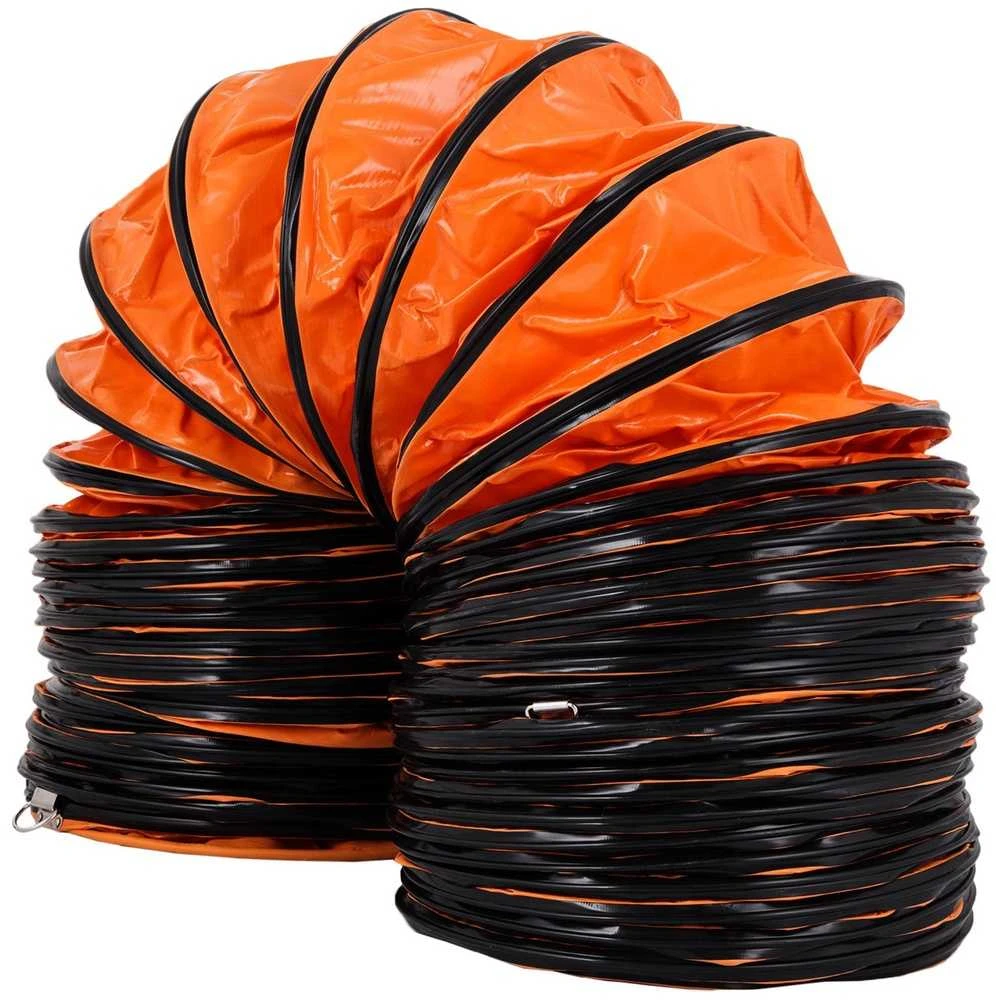 PVC lankstus ortakis, 7,6 m, ištraukiamojo ventiliatoriaus priedas, 30,5 cm