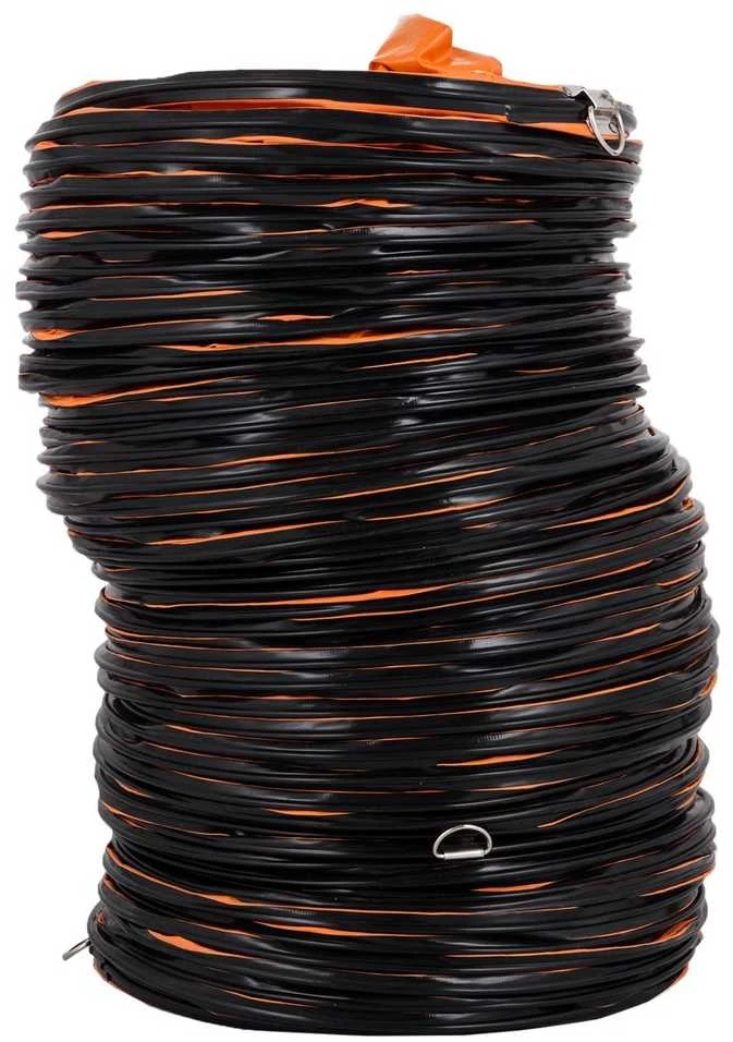 PVC lankstus ortakis, 7,6 m, ištraukiamojo ventiliatoriaus priedas, 30,5 cm