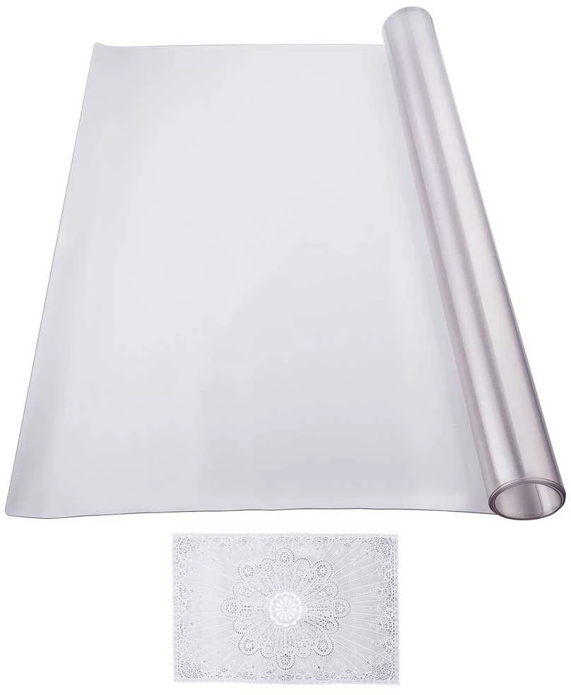 PVC stalo apsauga, 107cm x 152cm, skaidri