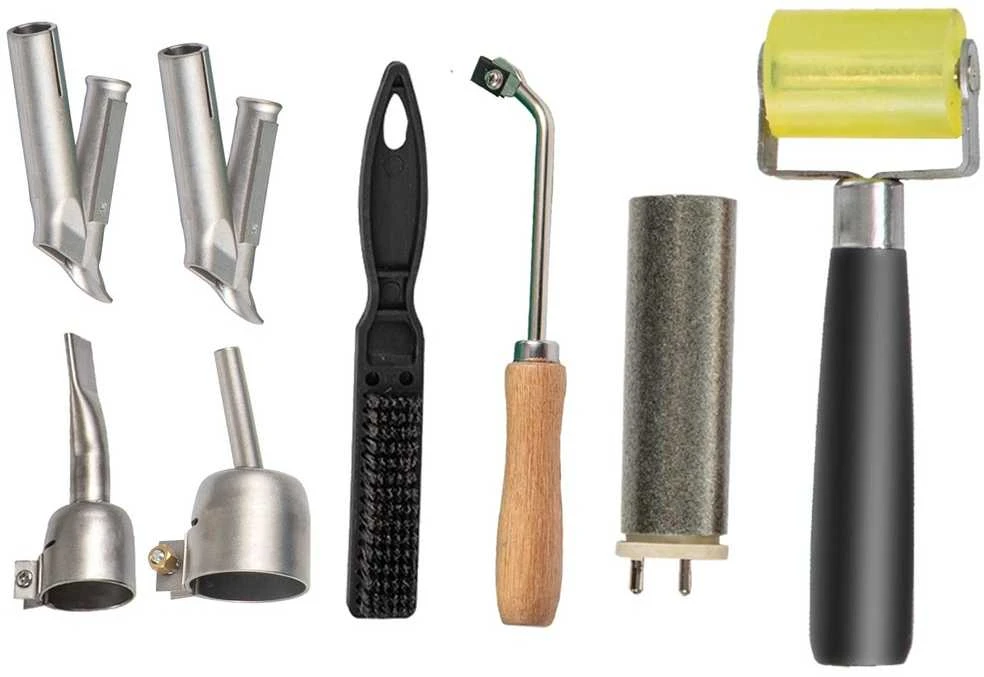 PVC suvirinimo pistoleto rinkinys, 1600W karšto oro plastikų suvirintojas, stogų suvirintojas, PVC karšto oro pistoletas, plastikų suvirintojas plastikų suvirinimui