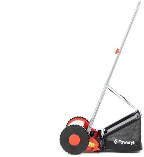 Rankinė vejapjovė mažam sodui, 30 cm pjovimo plotis. Stumdoma žoliapjovė, mechaninė vejapjovė