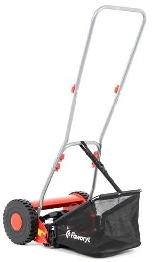 Rankinė vejapjovė mažam sodui, 30 cm pjovimo plotis. Stumdoma žoliapjovė, mechaninė vejapjovė