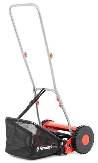 Rankinė vejapjovė mažam sodui, 30 cm pjovimo plotis. Stumdoma žoliapjovė, mechaninė vejapjovė