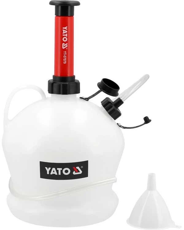 Yato Rankinis alyvos ir kuro ištraukėjas, 6 l talpos, skysčių ištraukėjas