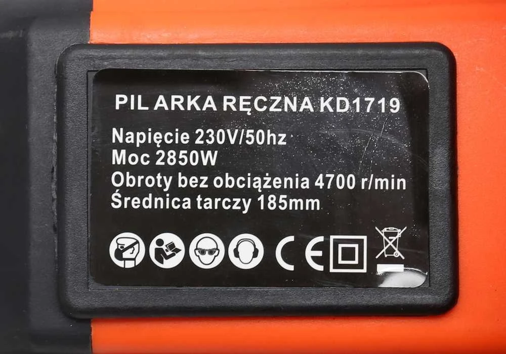 Rankinis diskinis pjūklas, 2850W galingas medienos pjovimo pjūklas su lazeriniu kreipikliu, 185mm diskas, namams ir dirbtuvėms