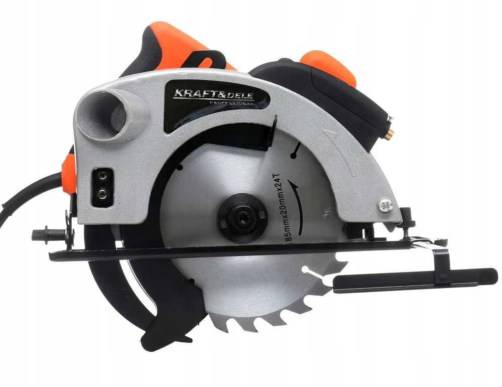 Rankinis diskinis pjūklas, 2850W galingas medienos pjovimo pjūklas su lazeriniu kreipikliu, 185mm diskas, namams ir dirbtuvėms