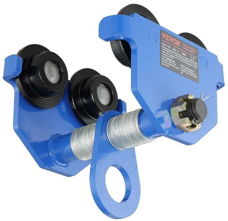 Rankinis vežimėlis, 2000 kg, reguliuojamas plotis, dvigubi ratai