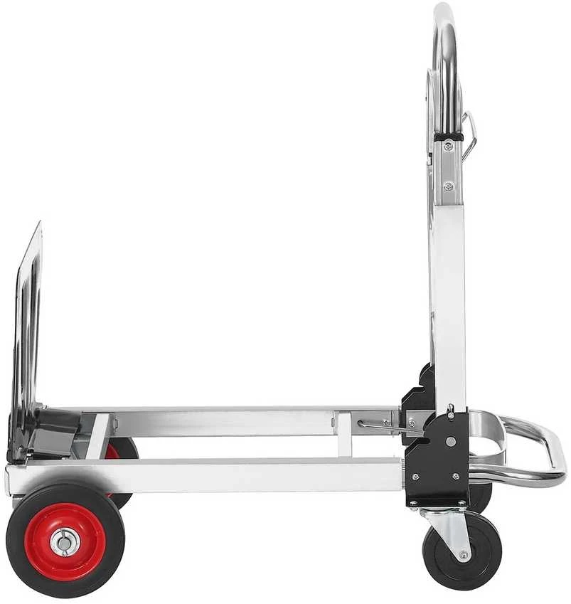 Rankinis vežimėlis, Platforma, 400 kg, Sulankstomas, Aliuminis