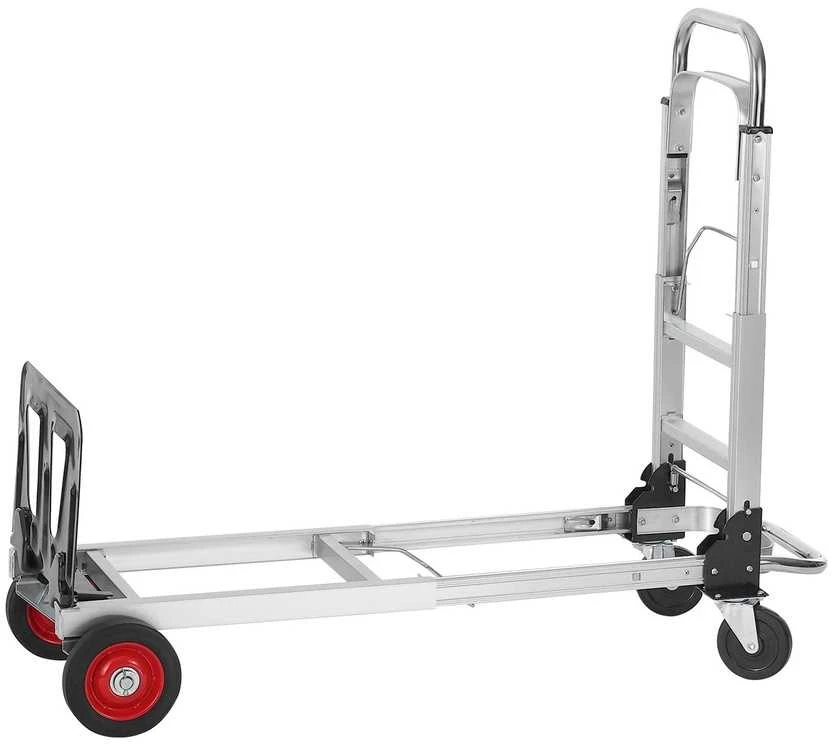 Rankinis vežimėlis, Platforma, 400 kg, Sulankstomas, Aliuminis