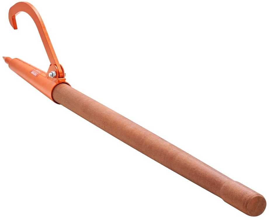 Rąsto Vertiklis Peavey 118 cm, medinė rankena, rąstų keltuvas, griebtuvas, suktukas, 45.72 cm žiotys