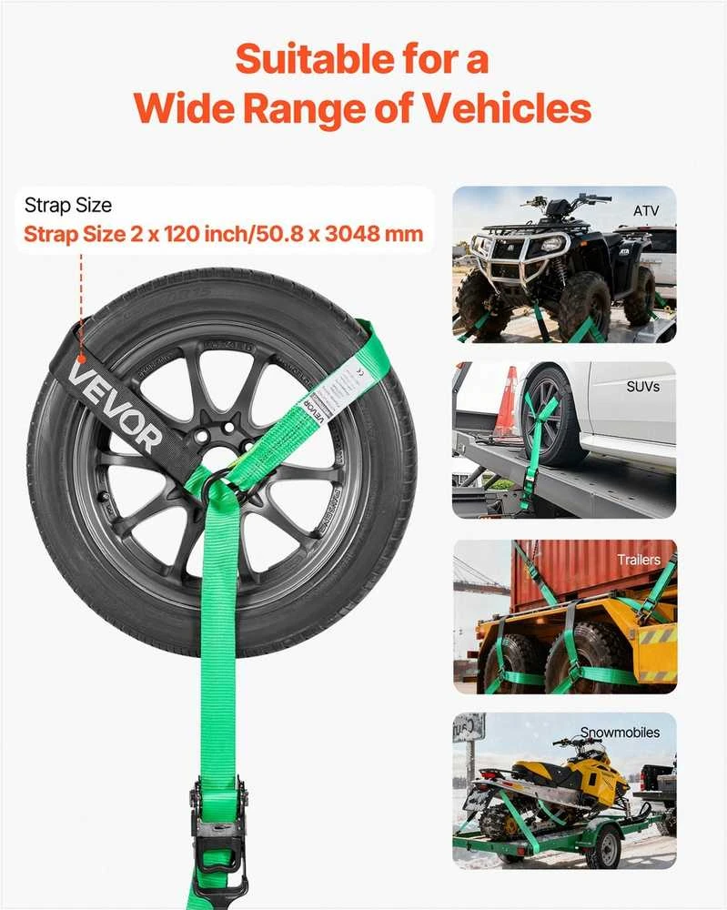 VEVOR Tvirtinimo rinkinys automobiliams ir motociklams