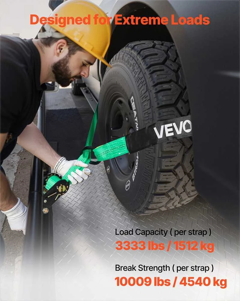 VEVOR Tvirtinimo rinkinys automobiliams ir motociklams