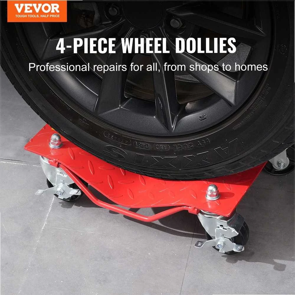 VEVOR Automobilių padangų vežimėlis 3.6 tonos, 4 vnt.