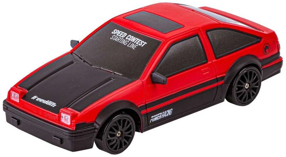 RC drifto automobilis 4WD Raudona Toyota