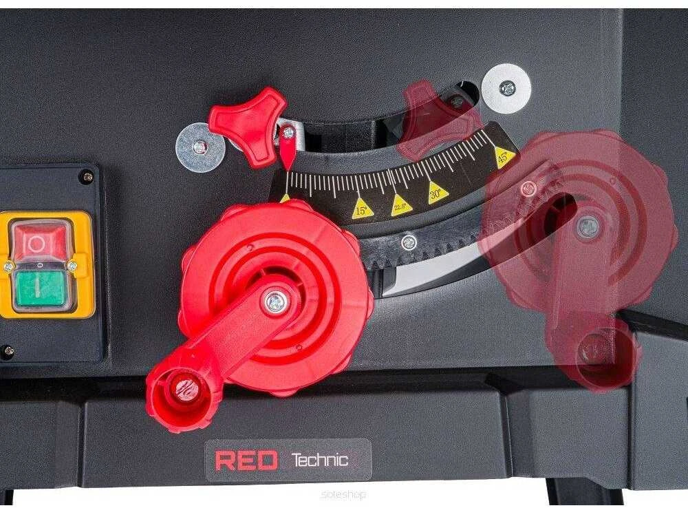 Red Technic Raudona Technic Stalo pjūklas medienai, Raudona Technic, 3400 W.