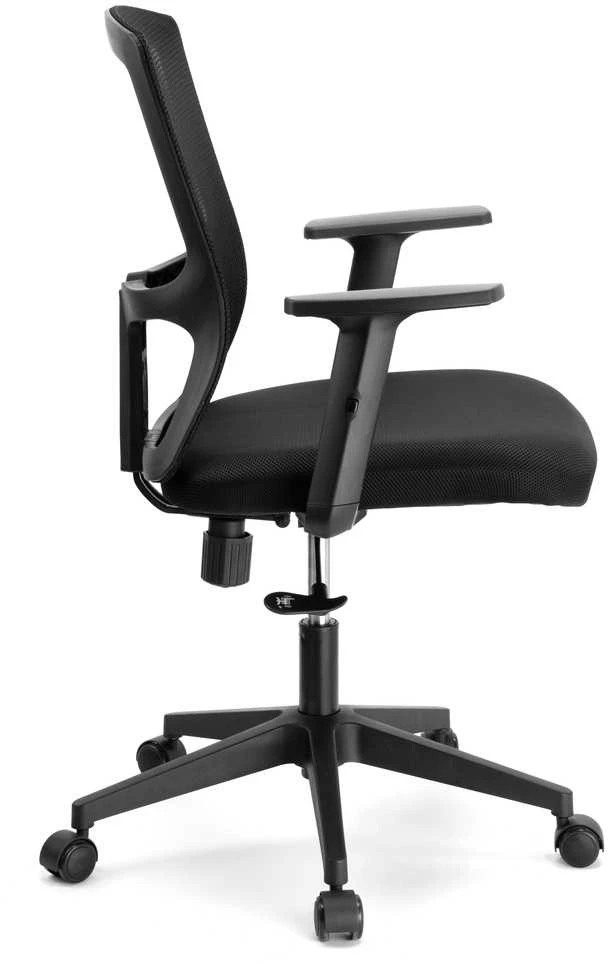 Reguliuojama biuro kėdė, ergonomiška, TILT funkcija, juoda, kompiuterio, sukamoji, ofiso, darbo