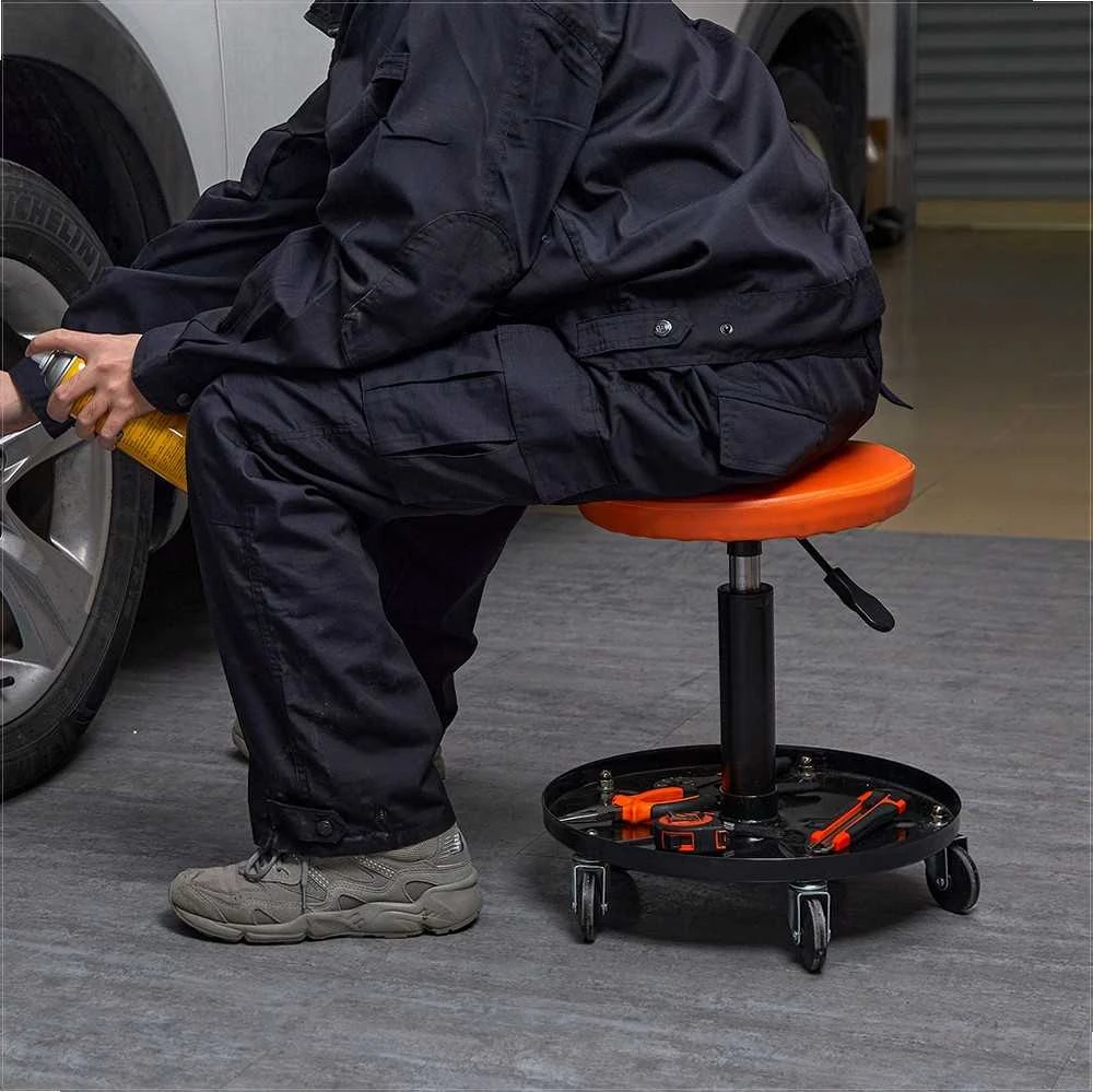 VEVOR Mechaniko taburetė su reguliuojamu aukščiu