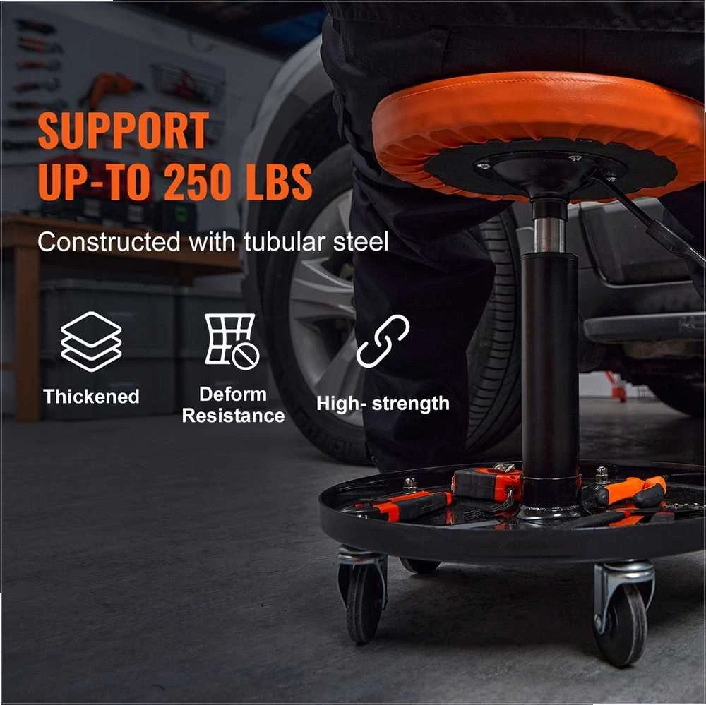 VEVOR Mechaniko taburetė su reguliuojamu aukščiu