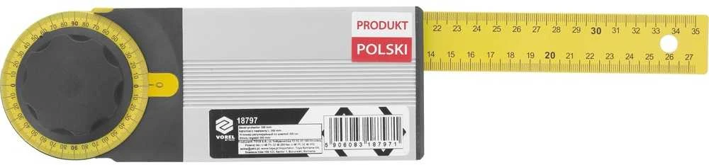 Reguliuojamas kampų ieškiklis, 350 mm ilgio, medienos apdirbimo įrankis, plieno kampų ieškiklis