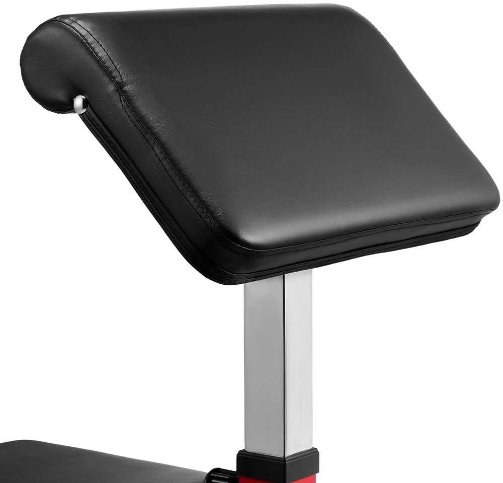 Reguliuojamas „Preacher Curl“ suoliukas, namams, bicepso treniruoklis, štangos įranga