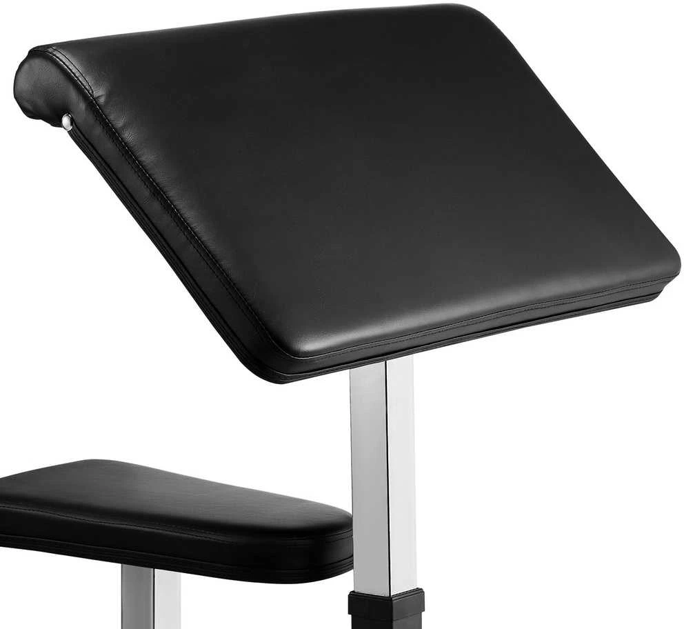 Reguliuojamas Scott suoliukas, bicepsų treniruoklis namams, 200 kg keliamosios galios štangos įranga