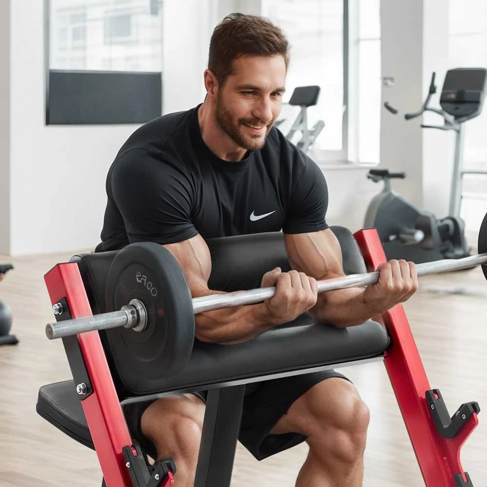 VEVOR Bicepsų suolelis namų sporto salei