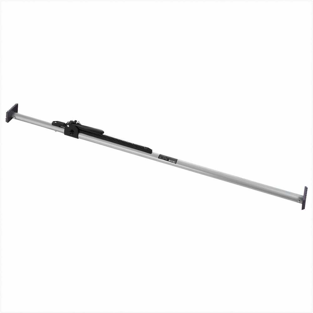 Reketinis krovinio laikiklis pikapui, reguliuojamas nuo 1499 mm iki 1854 mm, tvirtas plieno stabilizatorius su neslystančiomis kojelėmis, teleskopinis krovinių fiksavimo strypas, krovinių tvirtinimo įranga