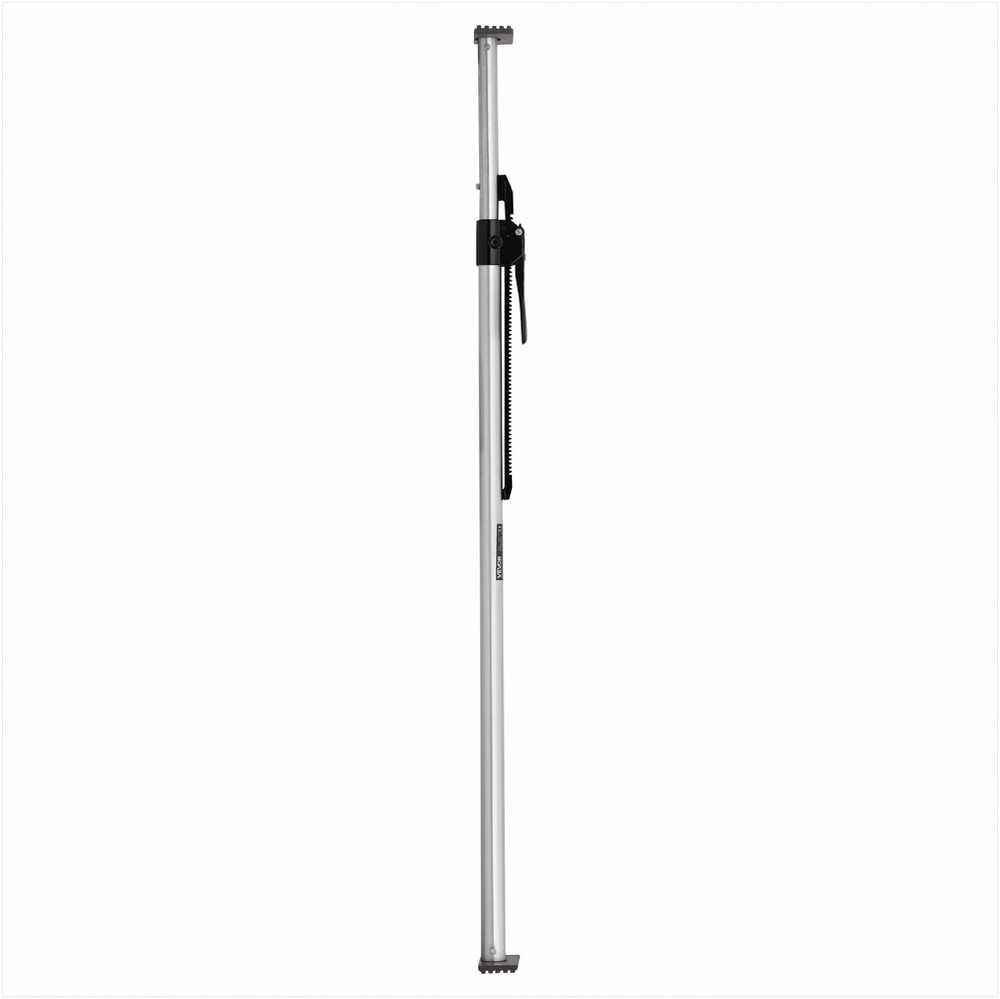 Reketinis krovinio laikiklis pikapui, reguliuojamas nuo 1499 mm iki 1854 mm, tvirtas plieno stabilizatorius su neslystančiomis kojelėmis, teleskopinis krovinių fiksavimo strypas, krovinių tvirtinimo įranga