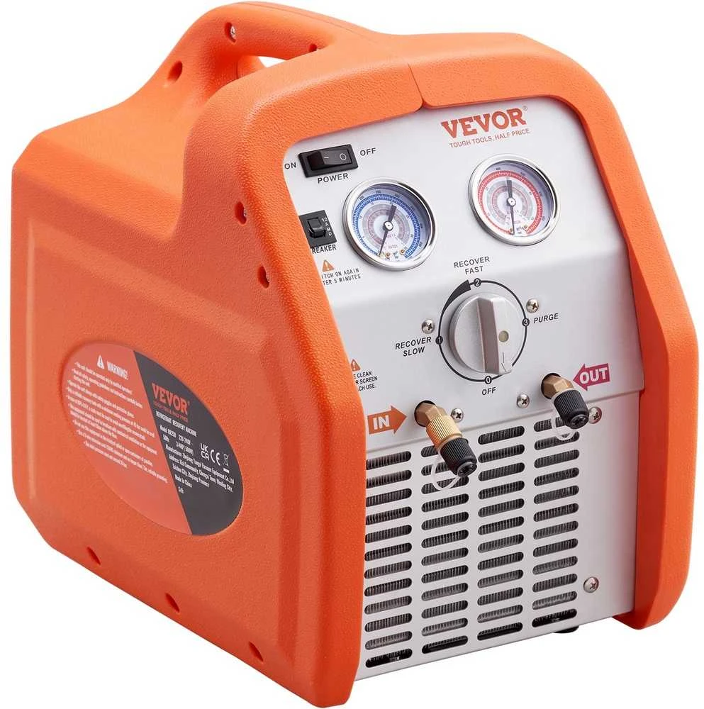 Šaldymo agento surinkimo mašina, 3/4 AG, mobili, AC freono surinktuvas, garų, skysčio, automobilių kondicionieriams, HVAC sistemai