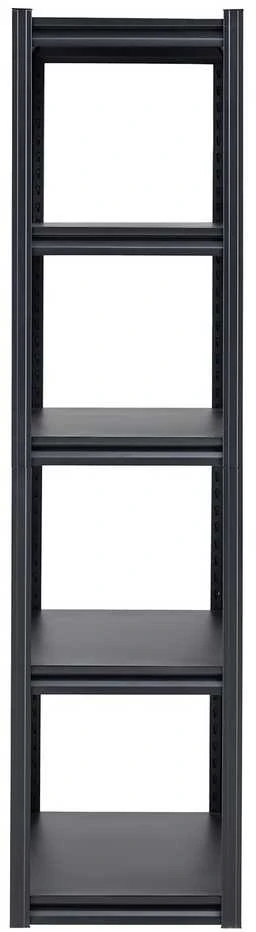 Sandėliavimo lentynos 45,72 x 91,44 x 182,88 cm, 5 pakopų garažo sandėliavimo lentynos, reguliuojama metalinė lentyna
