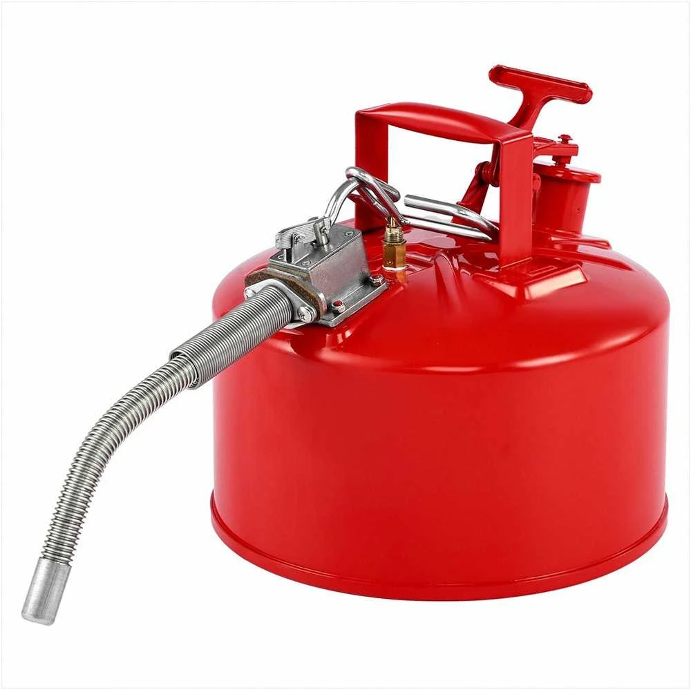 VEVOR Raudona 9,5 L talpos saugos kuro kanistras