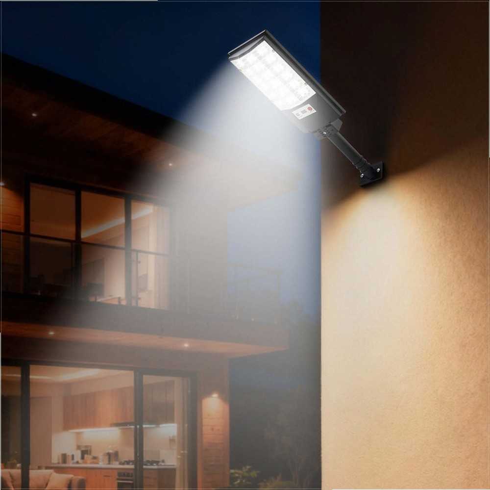 VEVOR 4 vnt. 500W saulės gatvių apšvietimo rinkinys
