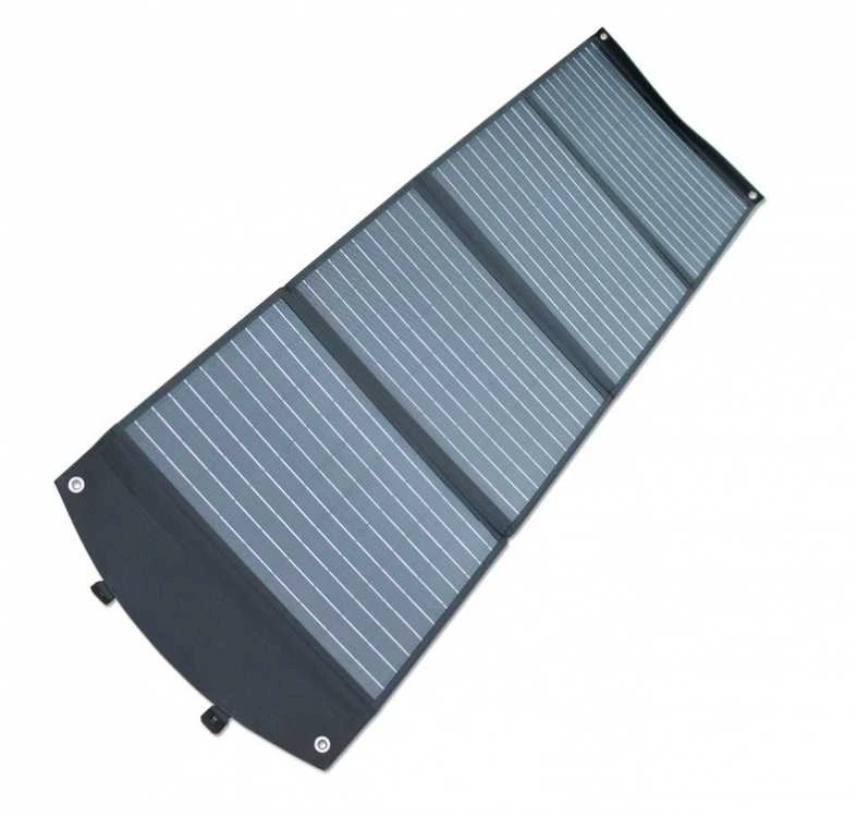 Saulės kolektorius 120W, nešiojamas saulės kolektorius elektrinei, sulankstomas saulės įkroviklis, saulės kolektorius su USB jungtimis, lauko saulės energijos tiekimas